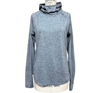 Nike Dri Fit Dry Element Running Hoodie Pullover Women’s M Gray Athleisure